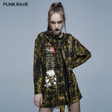 Gothic loose Print Long Sleeve T-Shirt
