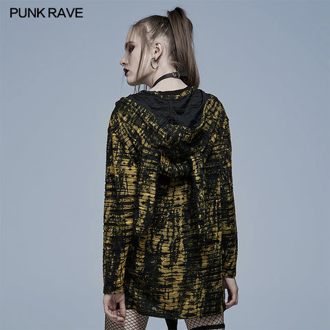 Gothic loose Print Long Sleeve T-Shirt