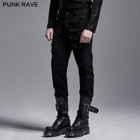Punk regular tight pants