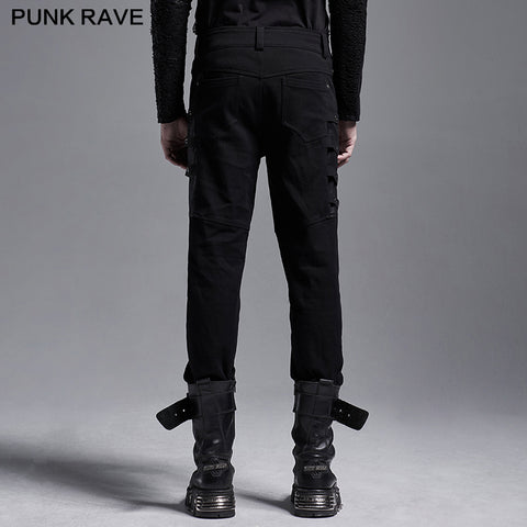 Punk regular tight pants