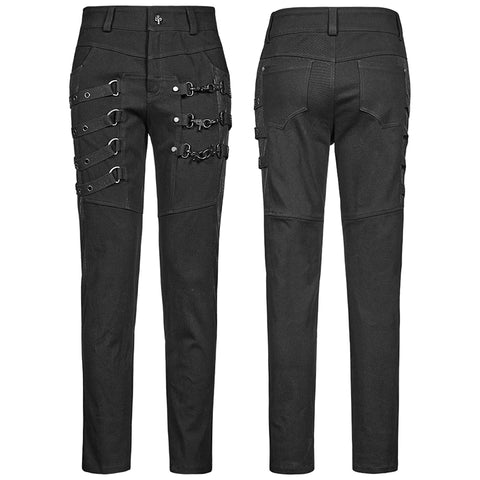 Punk regular tight pants