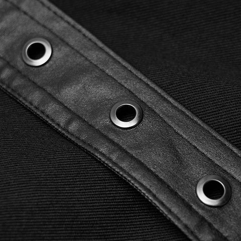 PUNK print striped Loose straight pants