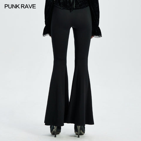 Gothic flared trousers
