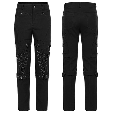 Punk Crisscross Long Pants