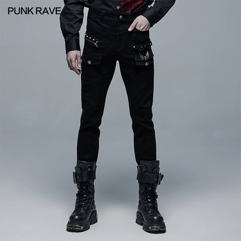 Goth Demnin Long Denim Pants