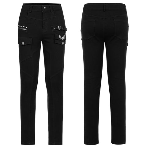 Goth Demnin Long Denim Pants