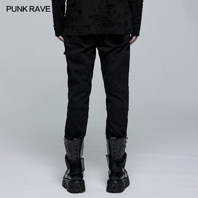 2022 Punk Simple Woven Trousers