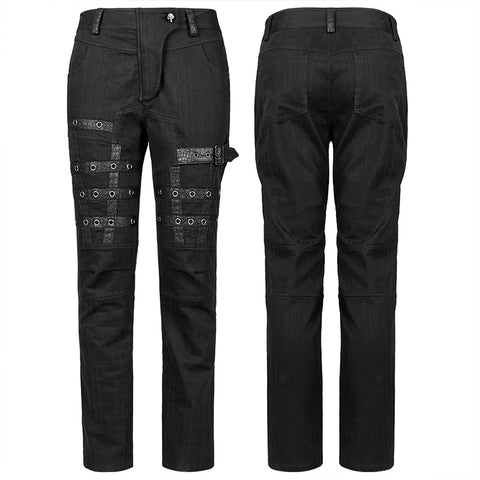 2022 Punk Simple Woven Trousers