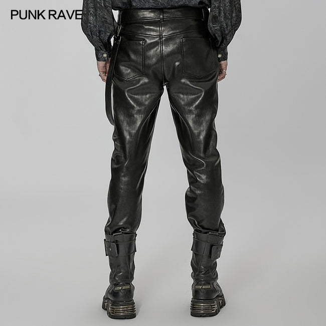 Punk daily PU leather pants– Punkravestore
