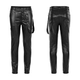 Punk daily PU leather pants