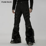 Punk micro flare pants