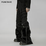 Punk micro flare pants