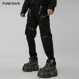 Punk patchwork pants