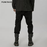 Punk patchwork pants
