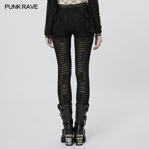 Goth decayed leggings
