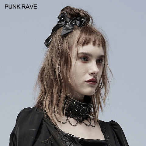Cute punk bow headware