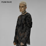 Punk tie-dyed Pullover sweater