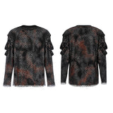 Punk tie-dyed Pullover sweater
