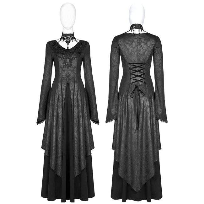 Gothic gorgeous long sleeve dress