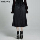 PUNK velvet skirt