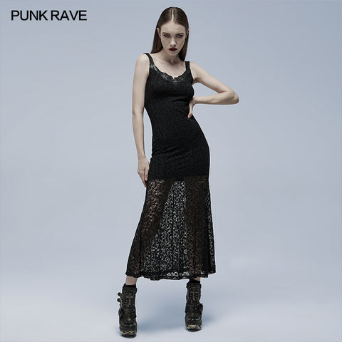 2022 Goth daily slip dress