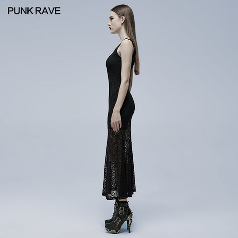 2022 Goth daily slip dress