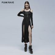 Goth Sexy split dress