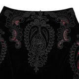 Goth gorgeous velvet fishtail skirt
