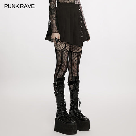 2022 Punk pleated skirt
