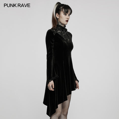 Gothic asymmetric dress