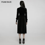 2022 Goth velvet dress