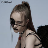 Gothic heart eye mask