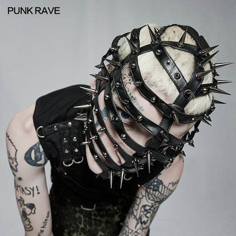 Punk Pointed Cone Head Cover