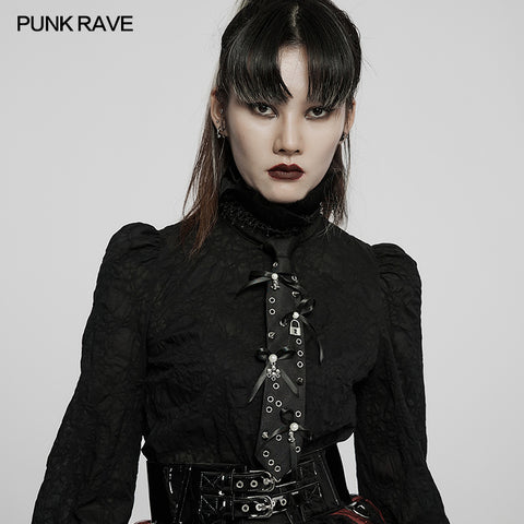 Cute punk metal tie
