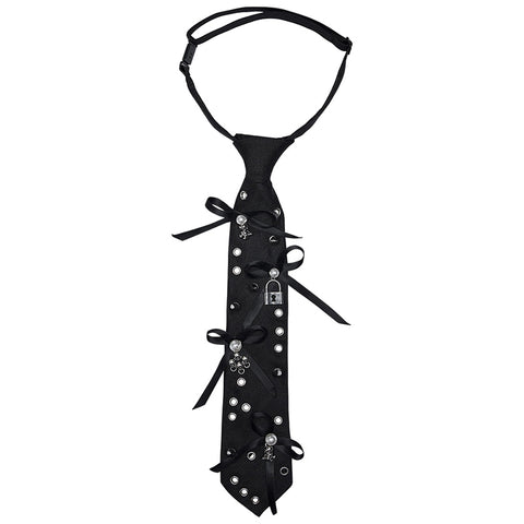 Cute punk metal tie