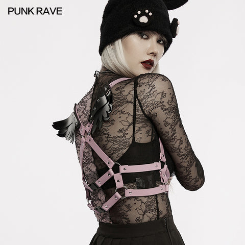 Punk personality wing strap