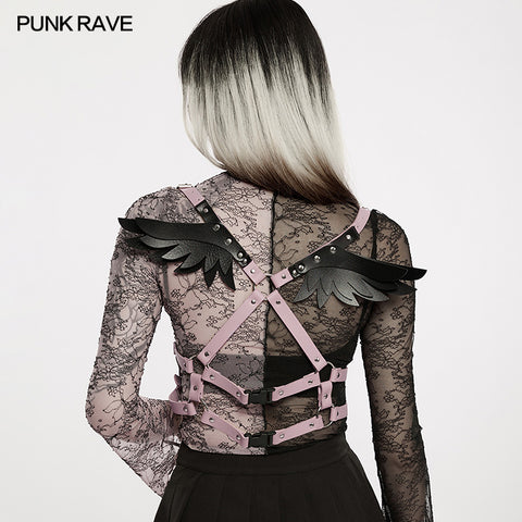 Punk personality wing strap