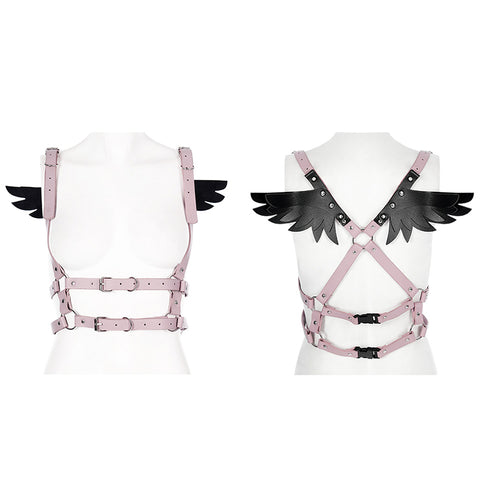 Punk personality wing strap