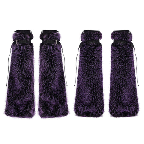 Punk cool girl hairy leg warmer