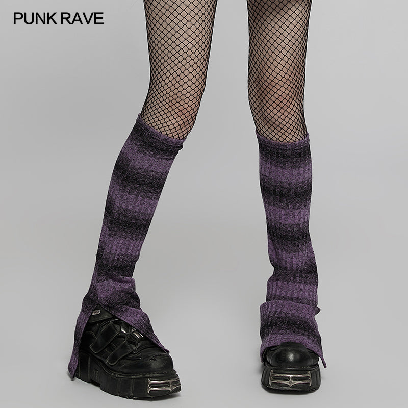 Daily striped leg warmer– Punkravestore