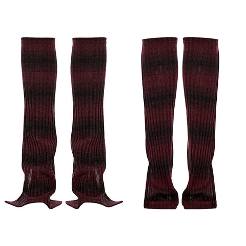 Daily striped leg warmer