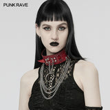 Punk wild python grain choker