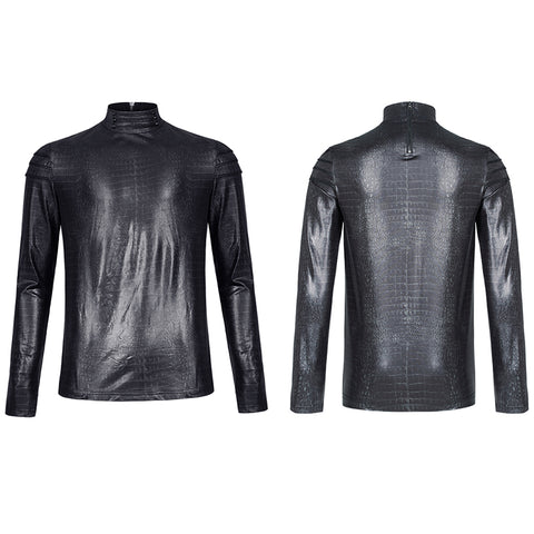 Simple everyday Gothic long sleeve T-shirt