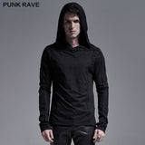Simple dark long sleeve T-shirt