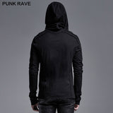Simple dark long sleeve T-shirt