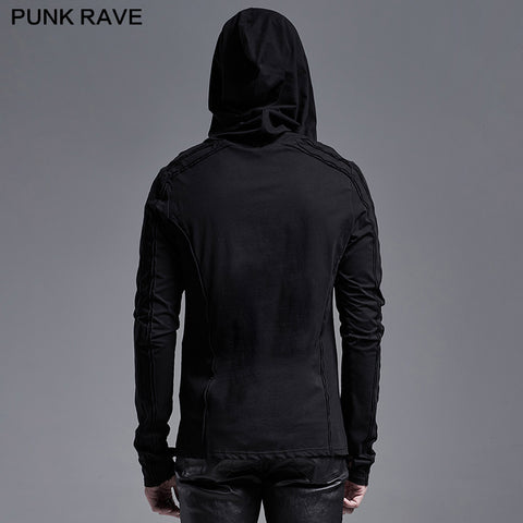 Simple dark long sleeve T-shirt