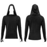 Simple dark long sleeve T-shirt