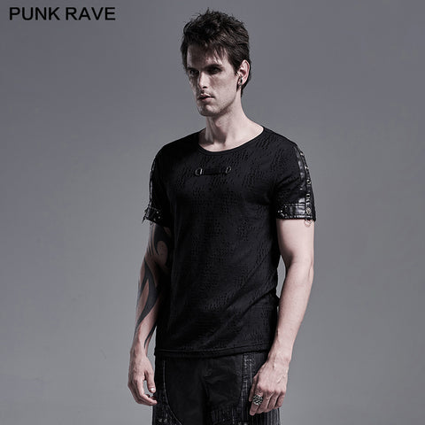 Punk short sleeve T-shirt