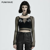 Punk zebra Mesh T Shirt