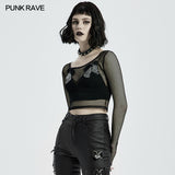 Punk zebra Mesh T Shirt